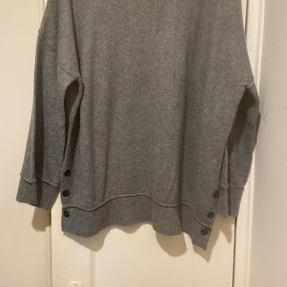 Heather Gray Lux Touch Sweater.